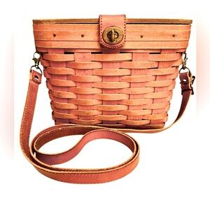 Vintage 1997 LONGABERGER Basket Crossbody Bag